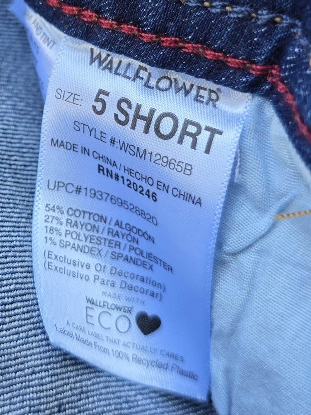 Wallflower Dark Blue Boot Cut Jeans - Picture 4 of 8